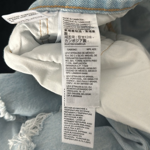 501 Levi's denim shorts 30 - Picture 4 of 5